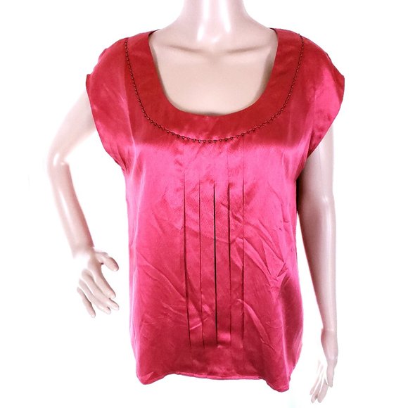 Talbots Women 100% Silk Top Blouse Size 12 - Picture 1 of 5